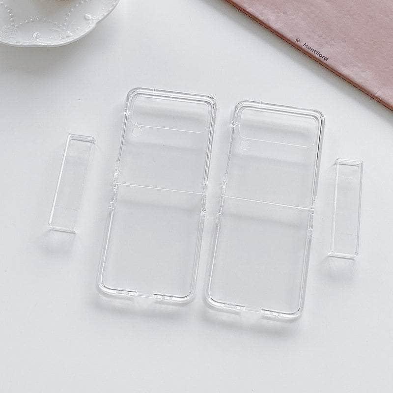 Casebuddy Galaxy Z Flip 4 Transparent Hard Hinge Protector