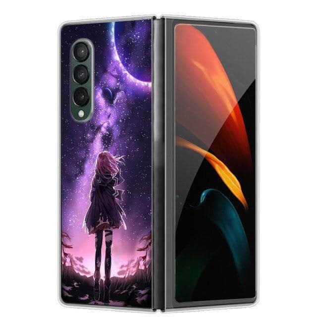 CaseBuddy Australia Casebuddy For Galaxy Z Fold 3 / 3 Galaxy Z Fold 3 5G Cartoon Hard PC Cover