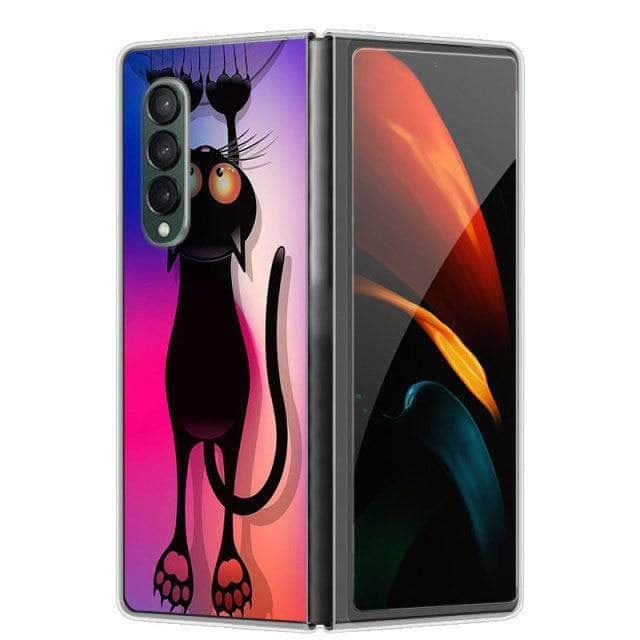 CaseBuddy Australia Casebuddy For Galaxy Z Fold 3 / 15 Galaxy Z Fold 3 5G Cartoon Hard PC Cover