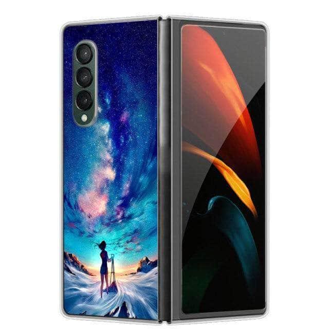 CaseBuddy Australia Casebuddy For Galaxy Z Fold 3 / 36 Galaxy Z Fold 3 5G Cartoon Hard PC Cover