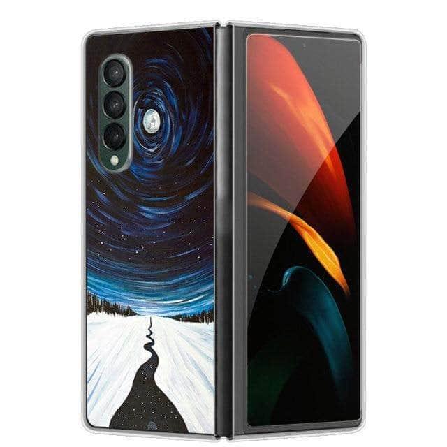 CaseBuddy Australia Casebuddy For Galaxy Z Fold 3 / 58 Galaxy Z Fold 3 5G Cartoon Hard PC Cover