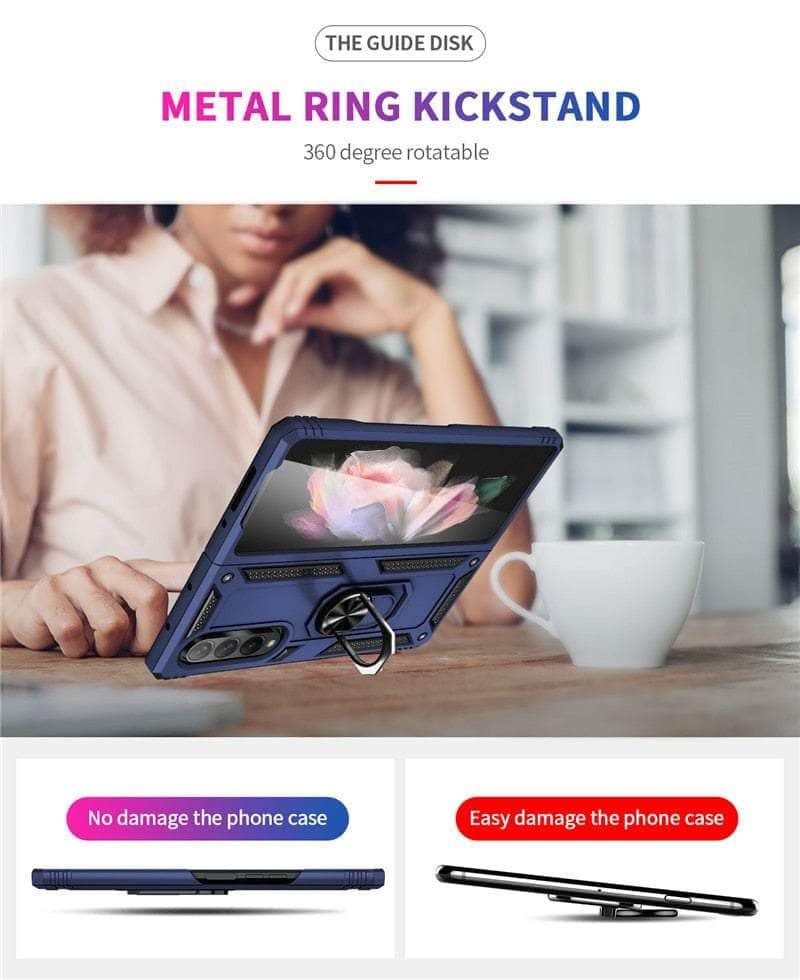 Casebuddy Galaxy Z Fold 4 Armor Magnet Ring Holder