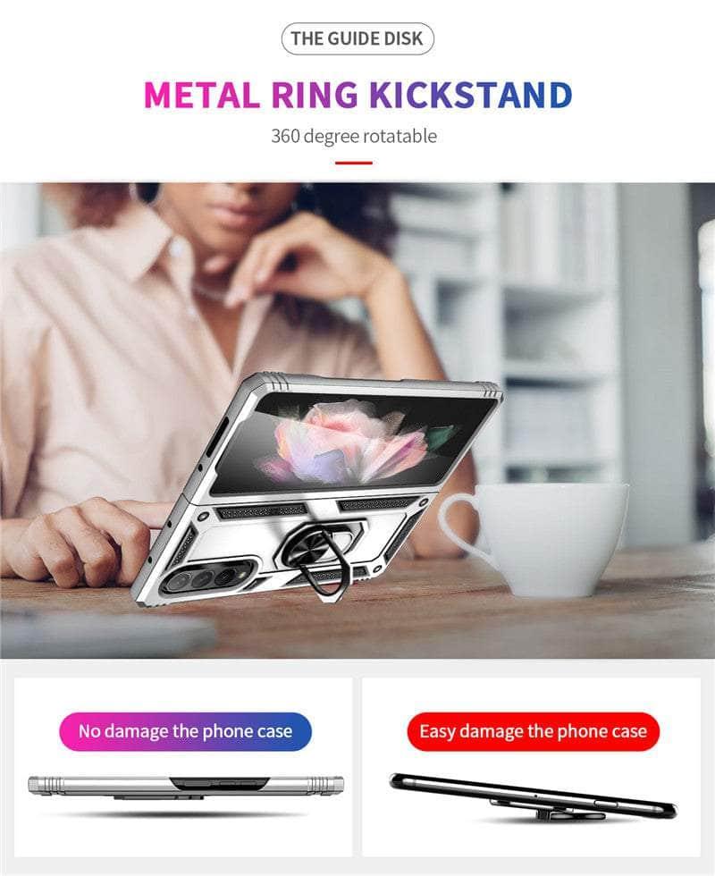 Casebuddy Galaxy Z Fold 4 Armor Magnet Ring Holder