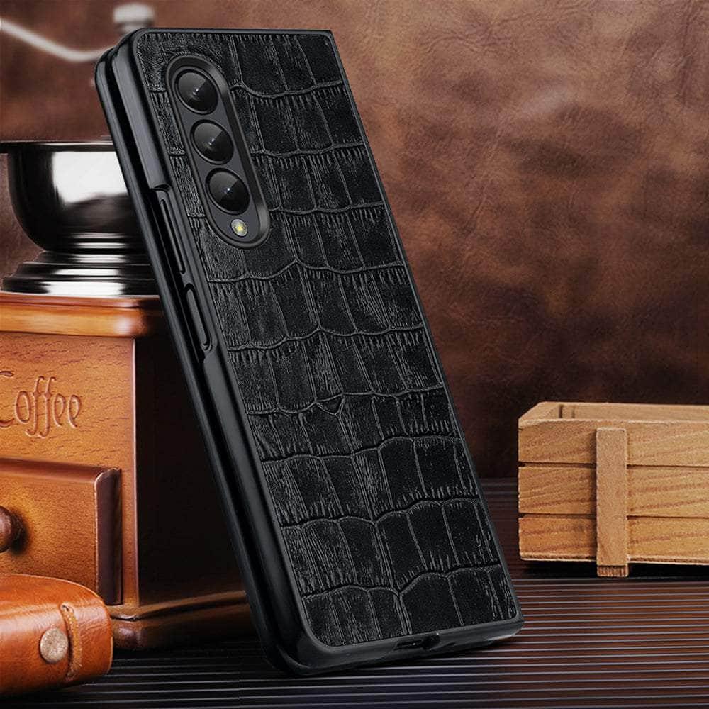 Casebuddy Galaxy Z Fold 4 Crocodile Pattern Bumper