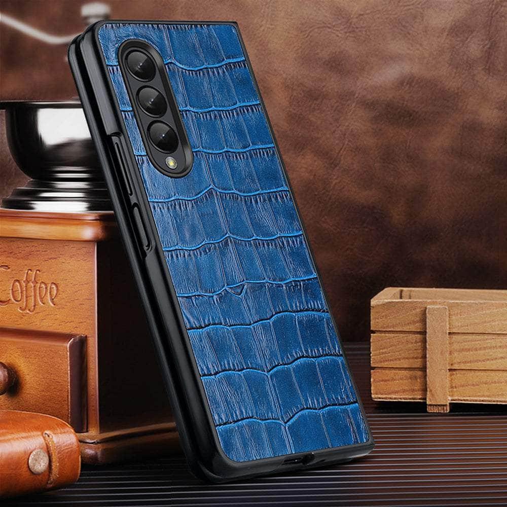 Casebuddy Galaxy Z Fold 4 Crocodile Pattern Bumper