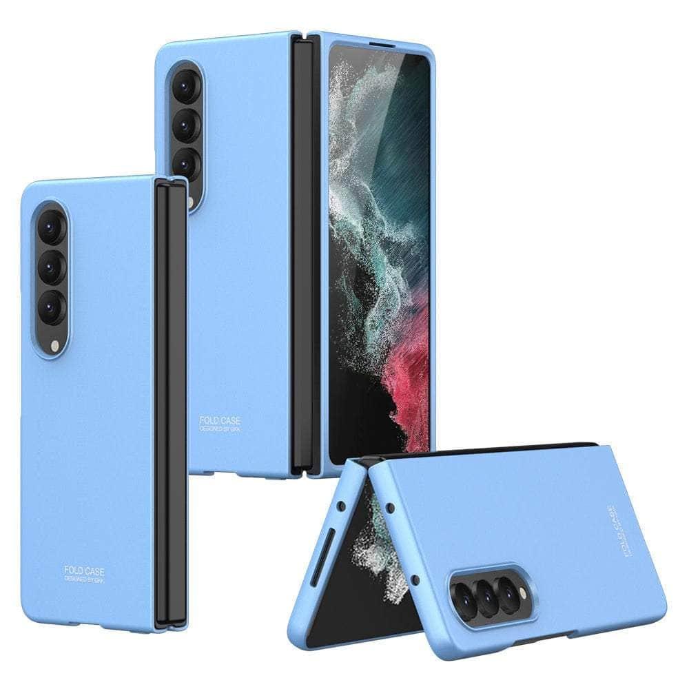 Casebuddy For Galaxy Z Fold 4 / Blue Galaxy Z Fold 4 Light Luxury Business Case