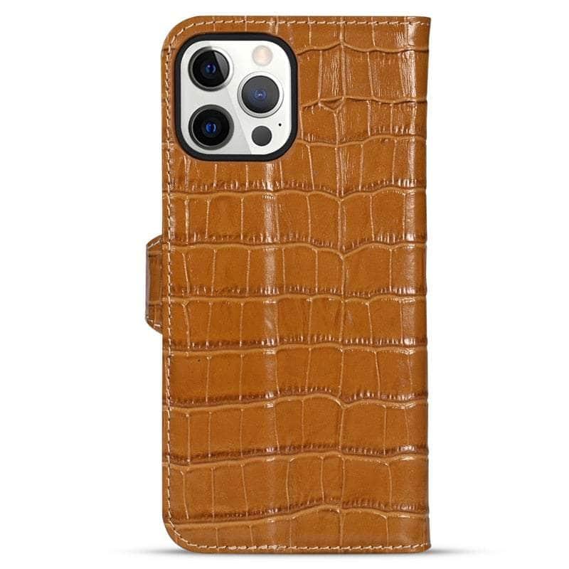 CaseBuddy Australia Casebuddy Genuine Leather iPhone 13 Mini Natural Cowhide Full Edge Protection Case