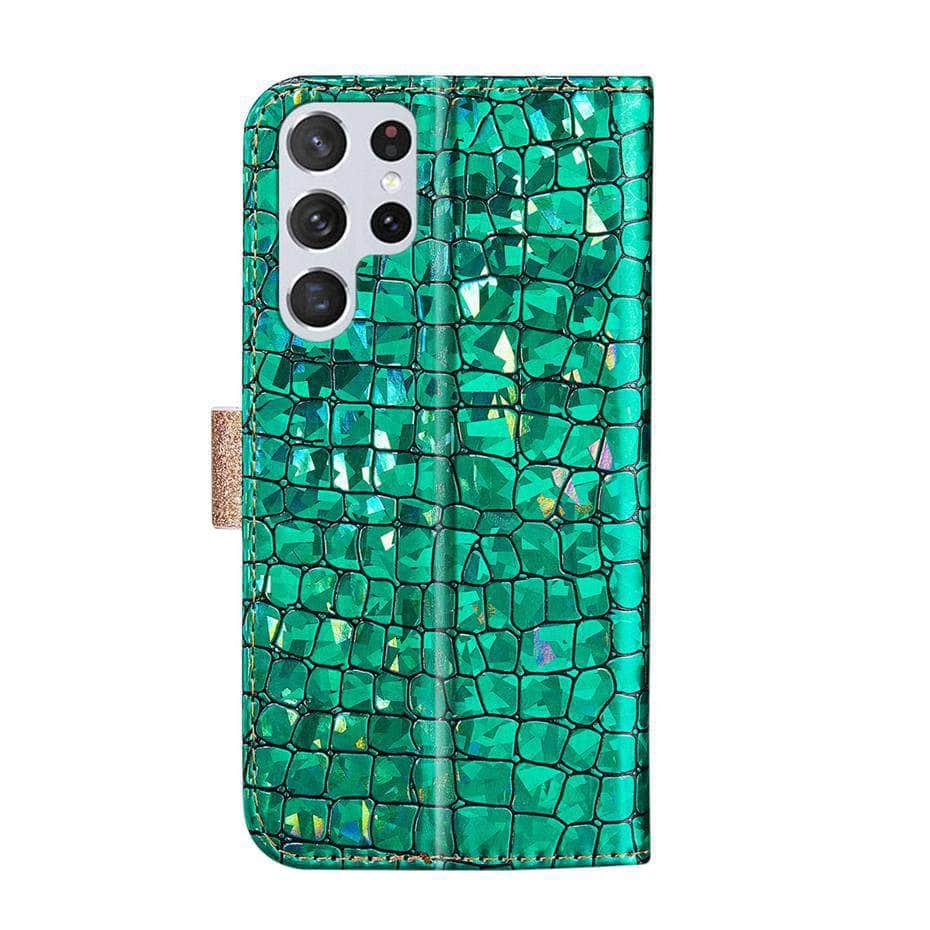 CaseBuddy Australia Casebuddy Glitter Bling Flip Galaxy S22 Case