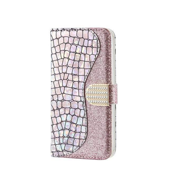 CaseBuddy Australia Casebuddy S22 / Sliver Glitter Bling Flip Galaxy S22 Case