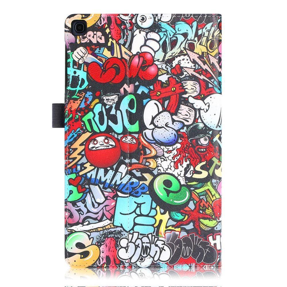 Graffiti Galaxy Tab A SM-T515/T510 10.1 2019 Slim Stand Cover With Auto Sleep/Wake - CaseBuddy