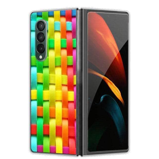 CaseBuddy Australia Casebuddy For Galaxy Z Fold 3 / 29 Hard Plastic Themed Galaxy Z Fold 3 5G Case