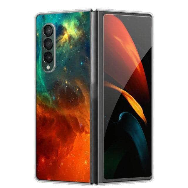 CaseBuddy Australia Casebuddy For Galaxy Z Fold 3 / 42 Hard Plastic Themed Galaxy Z Fold 3 5G Case