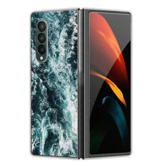 CaseBuddy Australia Casebuddy For Galaxy Z Fold 3 / 50 Hard Plastic Themed Galaxy Z Fold 3 5G Case