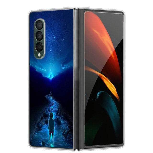 CaseBuddy Australia Casebuddy For Galaxy Z Fold 3 / 41 Hard Plastic Themed Galaxy Z Fold 3 5G Case