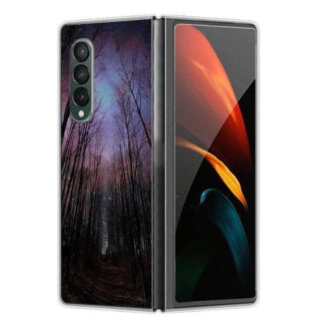 CaseBuddy Australia Casebuddy For Galaxy Z Fold 3 / 40 Hard Plastic Themed Galaxy Z Fold 3 5G Case