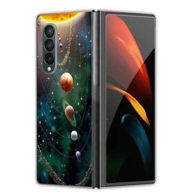 CaseBuddy Australia Casebuddy For Galaxy Z Fold 3 / 3 Hard Plastic Themed Galaxy Z Fold 3 5G Case