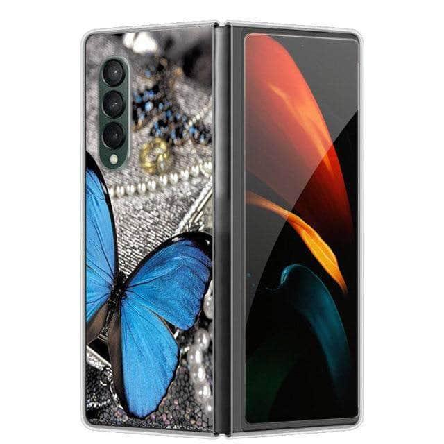 CaseBuddy Australia Casebuddy For Galaxy Z Fold 3 / 2 Hard Plastic Themed Galaxy Z Fold 3 5G Case