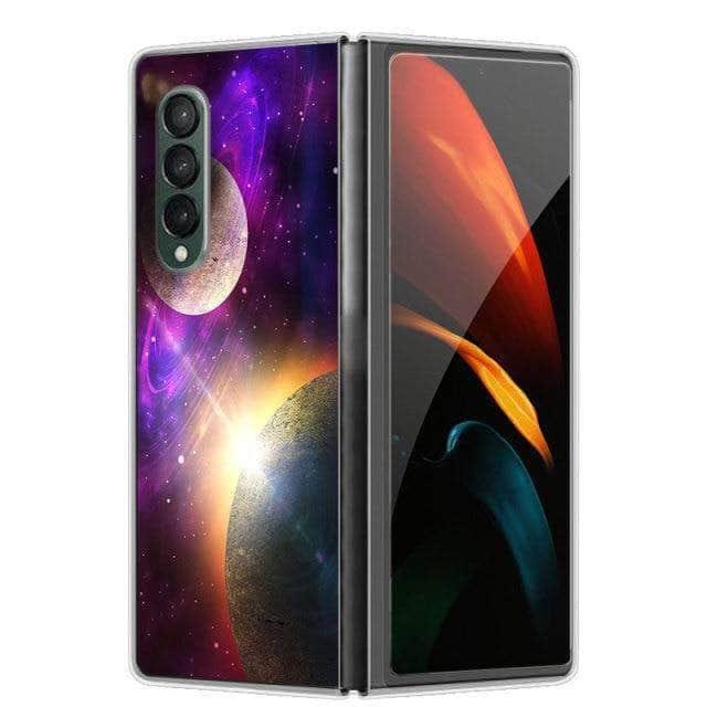 CaseBuddy Australia Casebuddy For Galaxy Z Fold 3 / 51 Hard Plastic Themed Galaxy Z Fold 3 5G Case