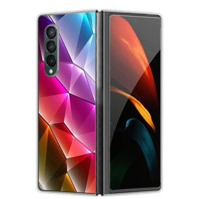 CaseBuddy Australia Casebuddy For Galaxy Z Fold 3 / 9 Hard Plastic Themed Galaxy Z Fold 3 5G Case