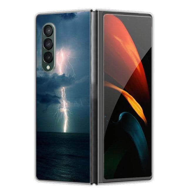 CaseBuddy Australia Casebuddy For Galaxy Z Fold 3 / 20 Hard Plastic Themed Galaxy Z Fold 3 5G Case