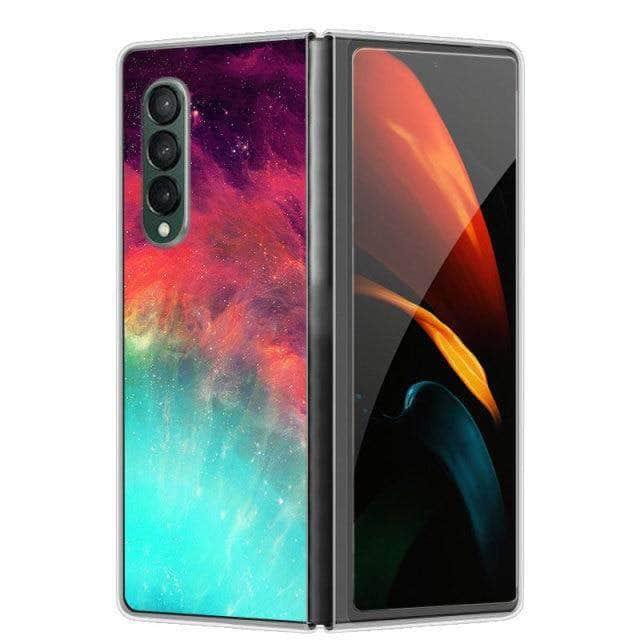 CaseBuddy Australia Casebuddy For Galaxy Z Fold 3 / 44 Hard Plastic Themed Galaxy Z Fold 3 5G Case