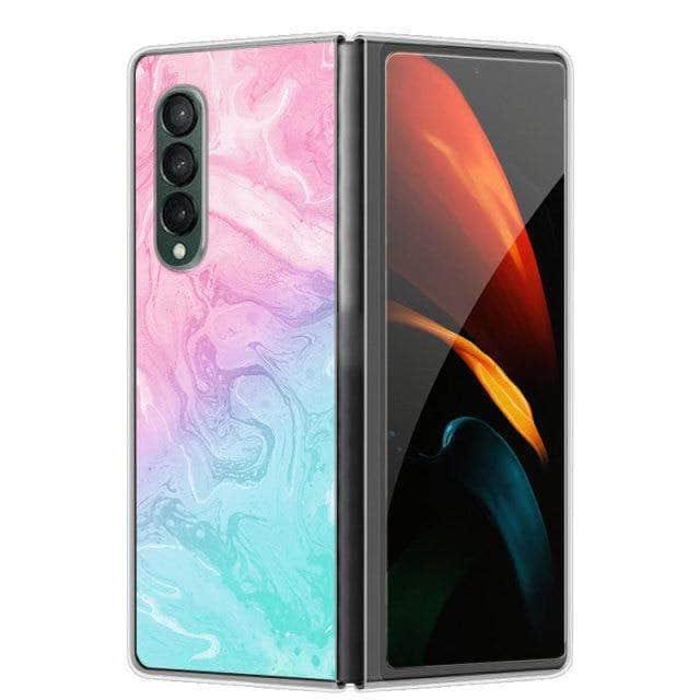 CaseBuddy Australia Casebuddy For Galaxy Z Fold 3 / 7 Hard Plastic Themed Galaxy Z Fold 3 5G Case