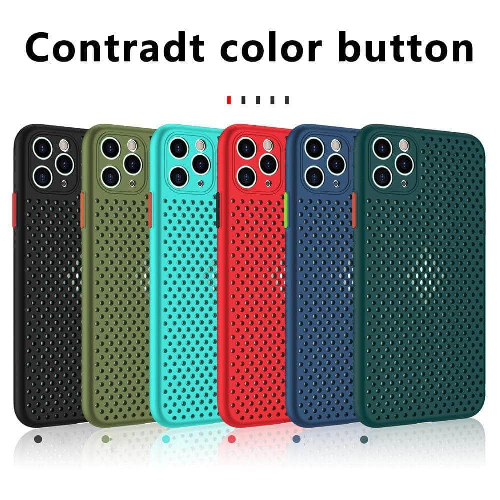 CaseBuddy Australia Casebuddy Heat Dissipation Soft iPhone 13 & 13 Pro Silicone Cooling Case