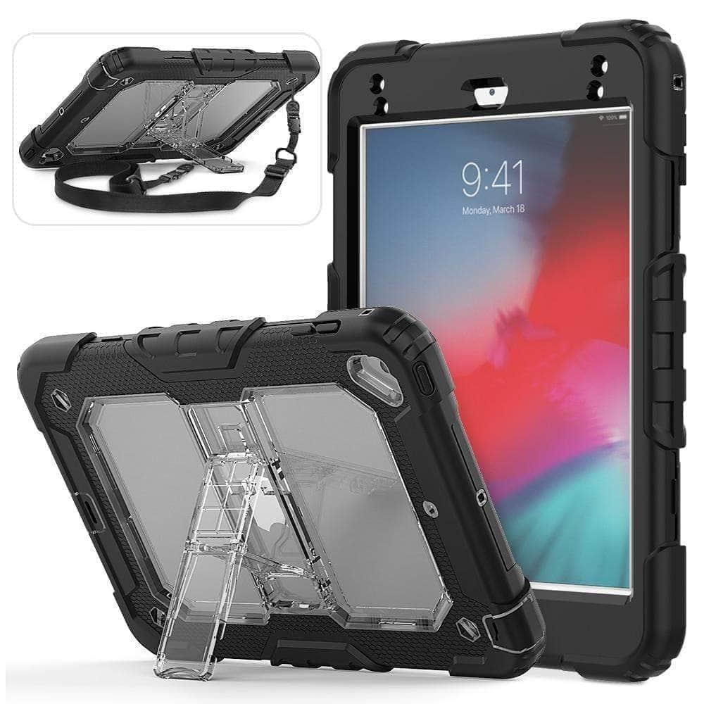 CaseBuddy Australia Casebuddy Heavy Duty iPad Mini 5 Shoulder Strap Stand Case