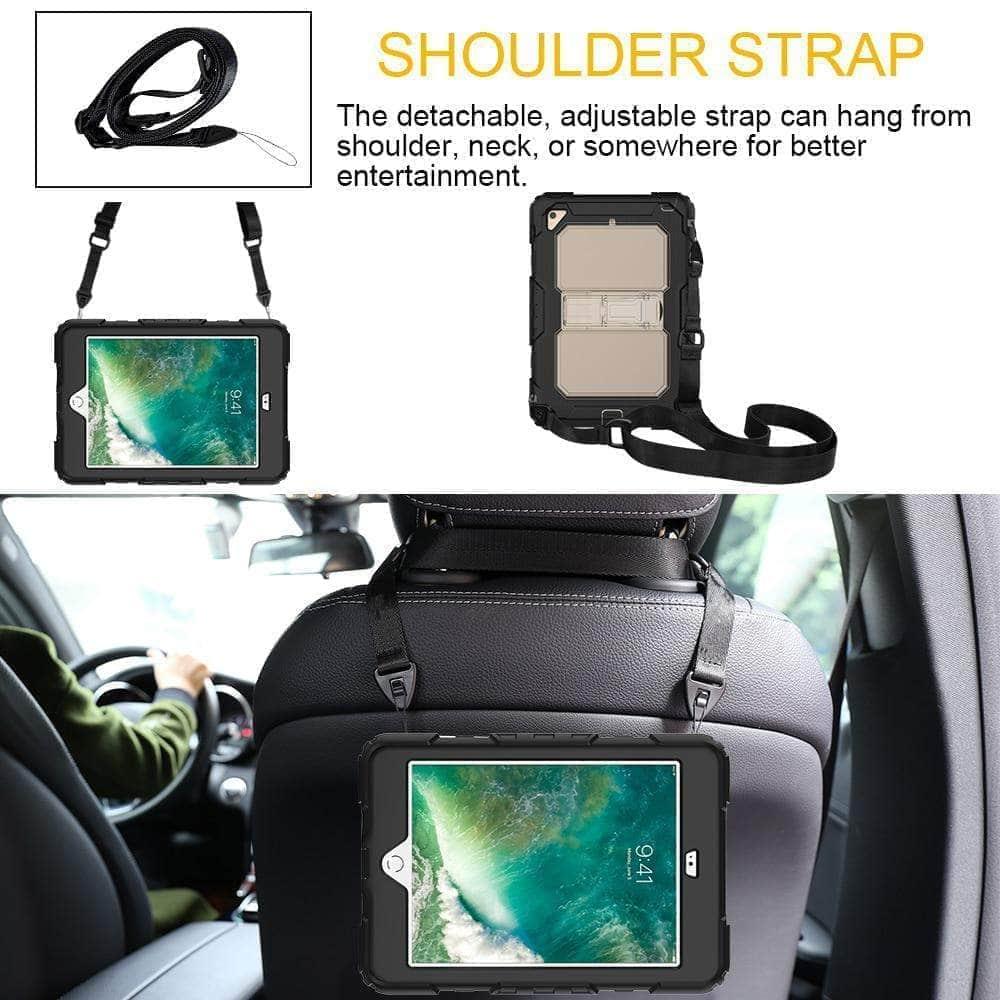 CaseBuddy Australia Casebuddy Heavy Duty iPad Mini 5 Shoulder Strap Stand Case