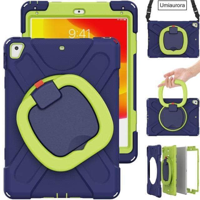 CaseBuddy Australia Casebuddy Dark Blue Green / IPad 5th 6th Gen 9.7 Heavy Duty Rugged iPad 5 & 6 Shockproof Cover