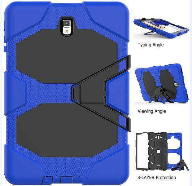 Heavy Duty Silicone Hard Shockproof Case Samsung Galaxy Tab S4 10.5 SM-T835 T830 - CaseBuddy