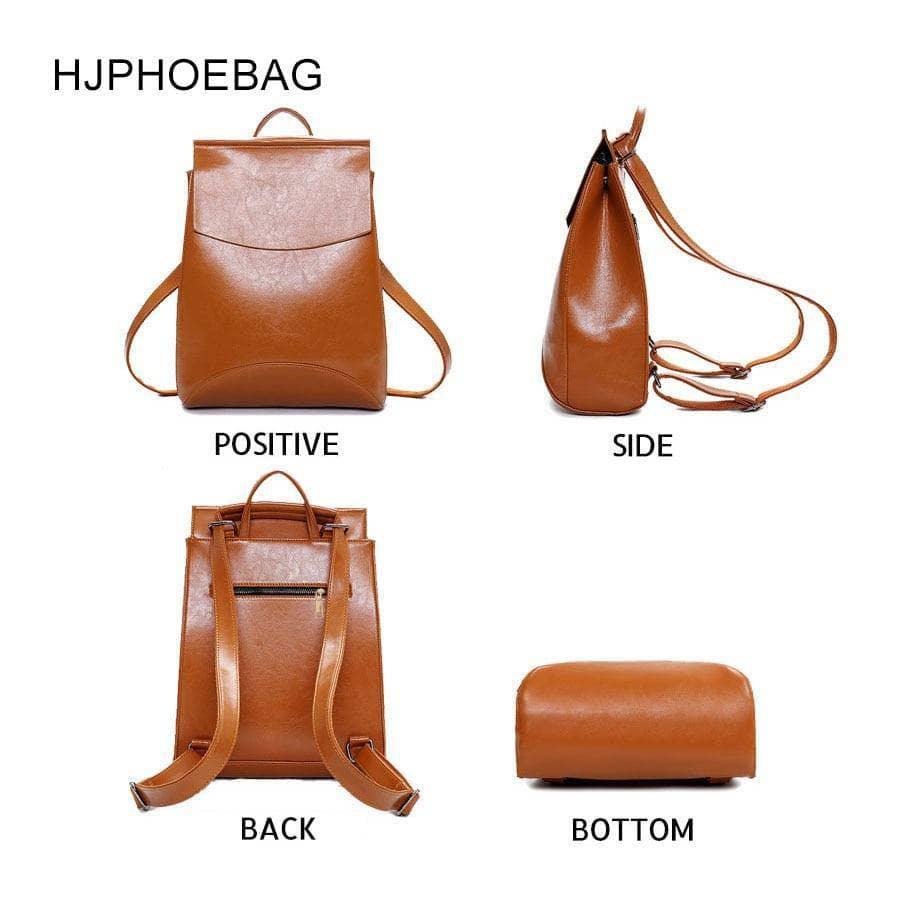 HJPHOEBAG Women Backpack for Teenage Girls Female School Shoulder Bag - CaseBuddy