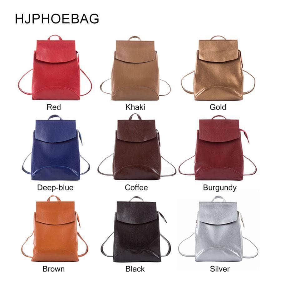 HJPHOEBAG Women Backpack for Teenage Girls Female School Shoulder Bag - CaseBuddy