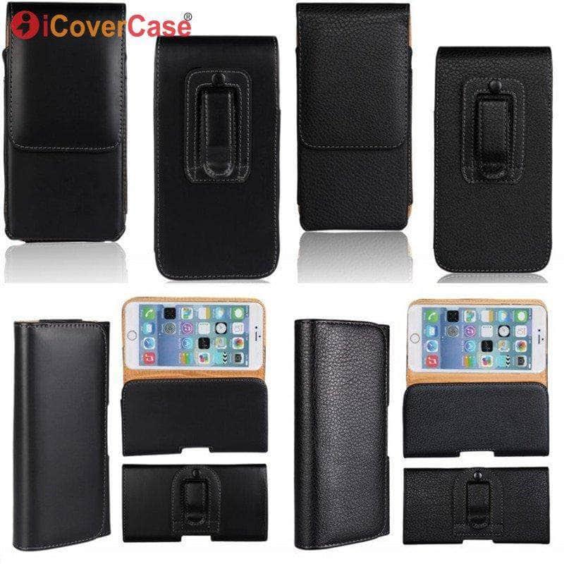 Holster Belt Clip Leather Pouch Bag iPhone SE 2020 - CaseBuddy