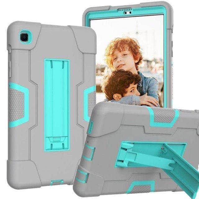 CaseBuddy Australia Casebuddy grey Hybrid Armor Shockproof Drop Protection Galaxy Tab A7 Lite T220 T225 Case