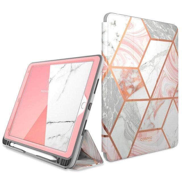 CaseBuddy Australia Casebuddy Marble I-BLASON iPad Air 3 Cosmo Marble Trifold Stand Case