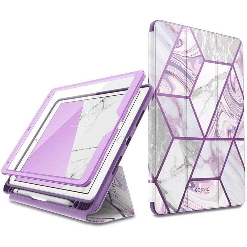 CaseBuddy Australia Casebuddy I-BLASON iPad Air 3 Cosmo Marble Trifold Stand Case