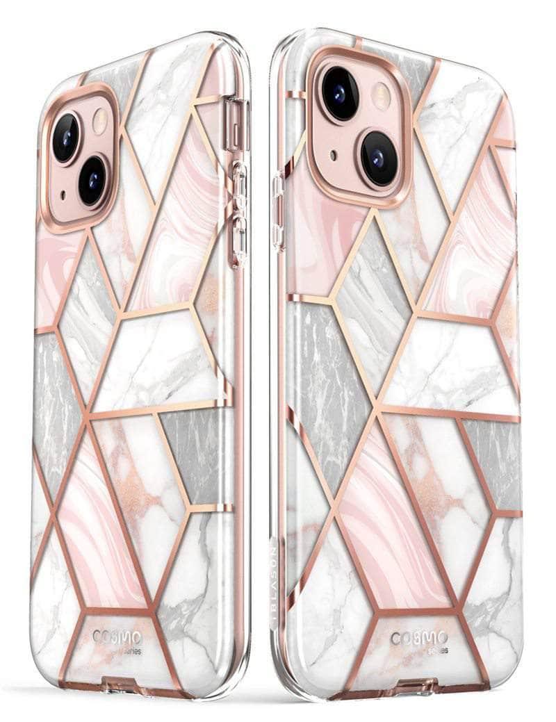 CaseBuddy Australia Casebuddy PC + TPU / Marble I-BLASON iPhone 13 Mini Cosmo Slim Full-Body Protective Case