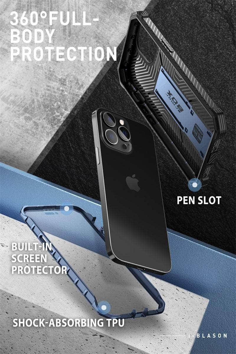 Casebuddy I-BLASON iPhone 14 Pro Max Armorbox Full-Body Dual Layer Holster