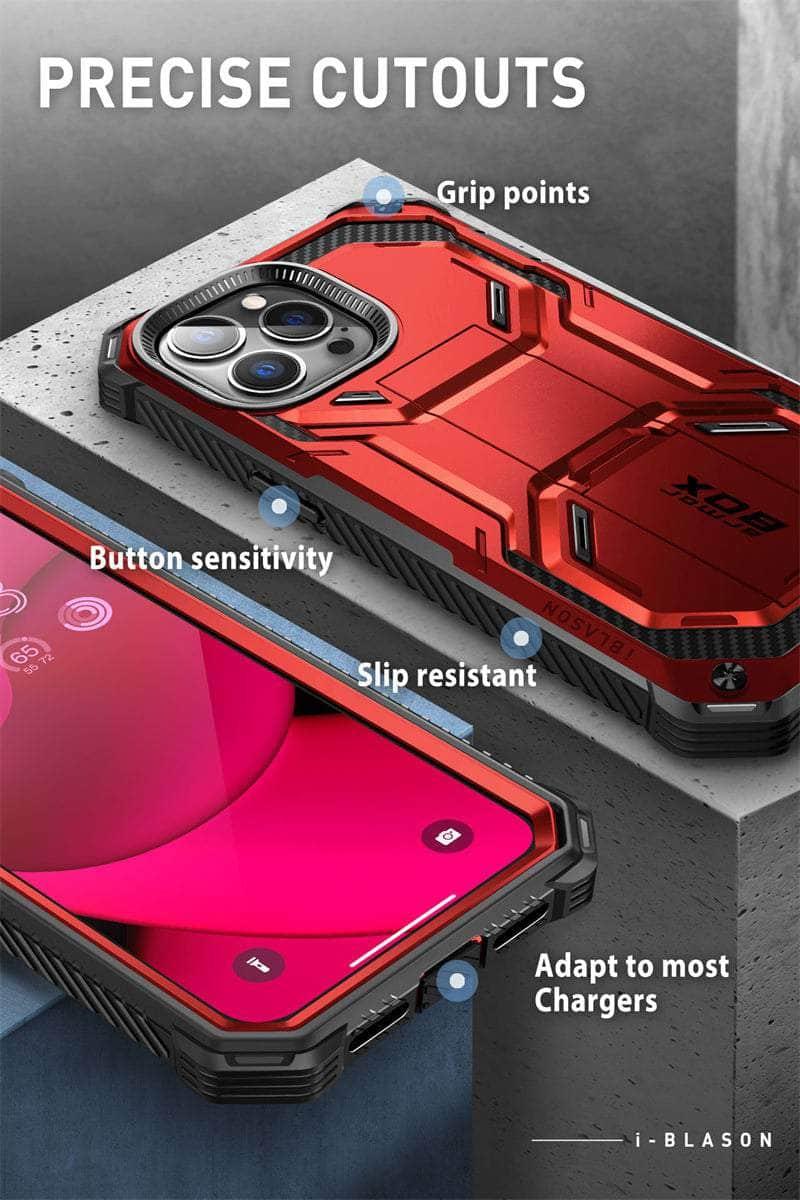 Casebuddy I-BLASON iPhone 14 Pro Max Armorbox Full-Body Dual Layer Holster