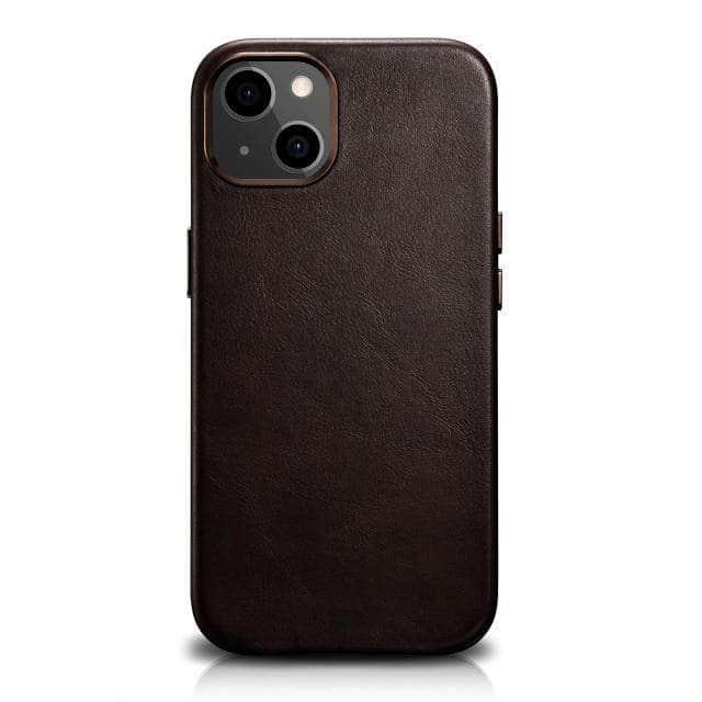 CaseBuddy Australia Casebuddy iPhone13 / 2 ICARER Retro Genuine Leather iPhone 13 & 13 Pro Cowhide Case