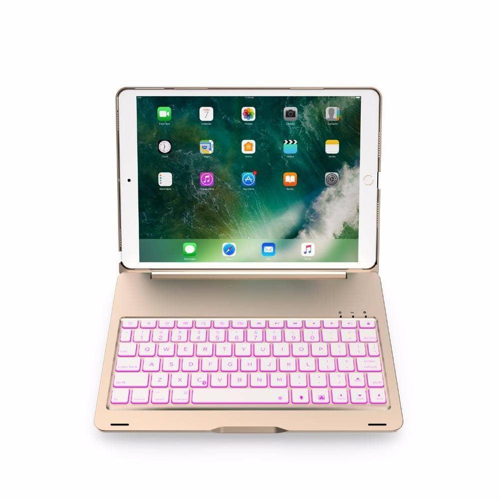 Illumina Backlit Aluminum Wireless Bluetooth Keyboard Case iPad Air 3 2019 - CaseBuddy