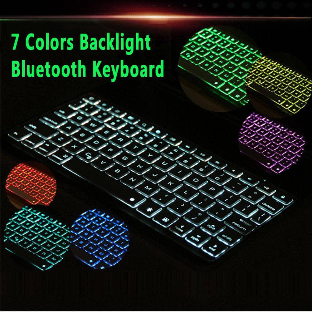 Illumina Backlit Aluminum Wireless Bluetooth Keyboard Case iPad Air 3 2019 - CaseBuddy