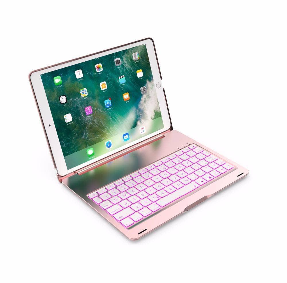 Illumina Backlit Aluminum Wireless Bluetooth Keyboard Case iPad Air 3 2019 - CaseBuddy