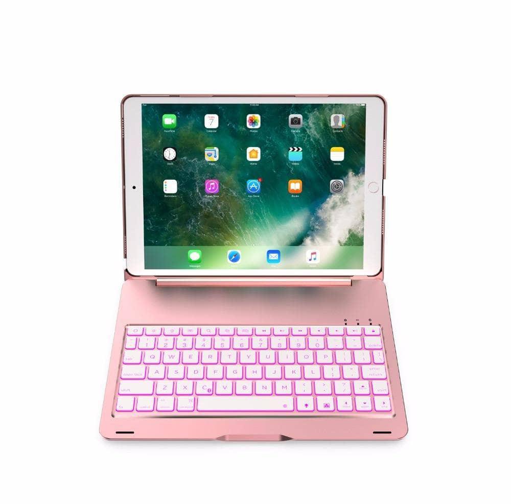 Illumina Backlit Aluminum Wireless Bluetooth Keyboard Case iPad Air 3 2019 - CaseBuddy