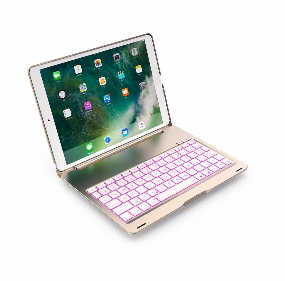 Illumina Backlit Aluminum Wireless Bluetooth Keyboard Case iPad Air 3 2019 - CaseBuddy