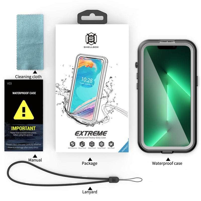 Casebuddy IP68 Waterproof iPhone 14 Pro Diving Wireless Charging Case