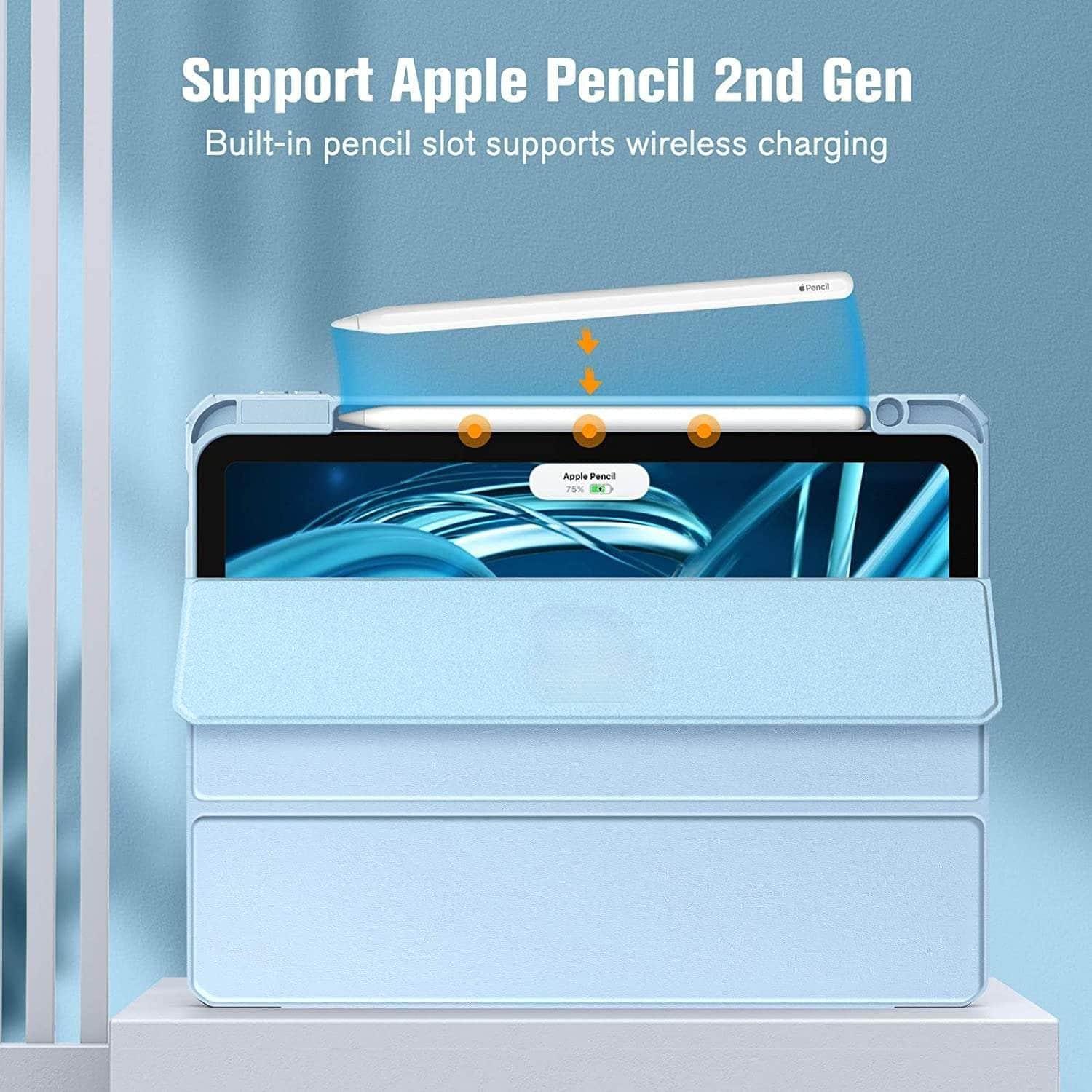 Casebuddy iPad 10 2022 Apple Pencil Holder Charging Cover