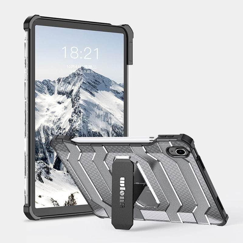 Casebuddy Black / for iPad 10th Gen iPad 10 2022 Pencil Holder Rugged Kickstand Case