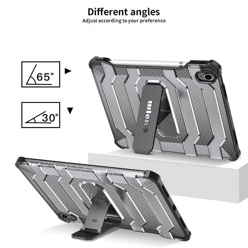 Casebuddy iPad 10 2022 Pencil Holder Rugged Kickstand Case